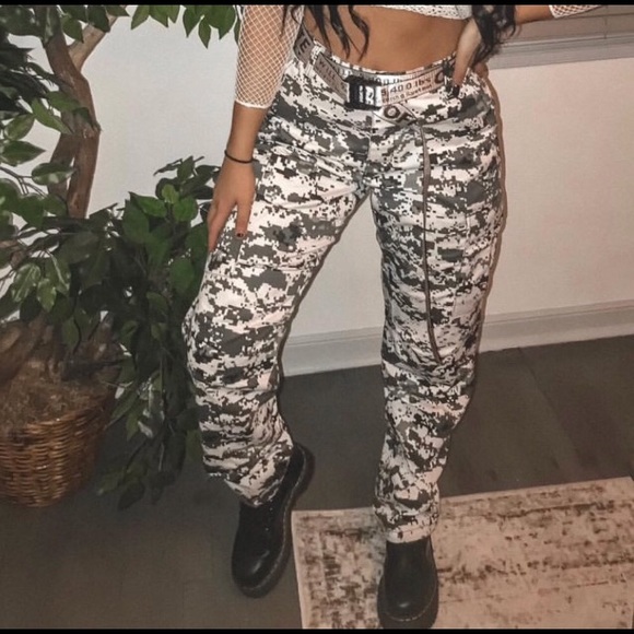 fashion nova camo cargo pants